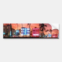 Miami Beach, Florida Bumper Sticker