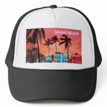 Miami Beach, Florida Mesh Hats