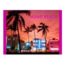 Miami Beach, Florida Post Card