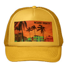 Miami Beach, Florida Trucker Hat