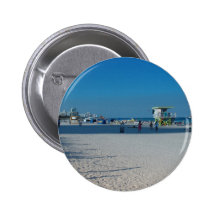 Miami Beach Pinback Button