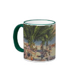MIAMI BEACH SCENE mug