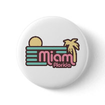Miami Pinback Buttons