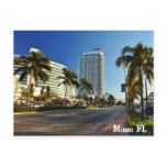 Miami FL Postcard