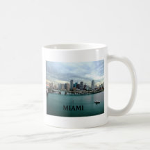 Miami Florida Skyline Coffee Mug
