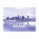 Miami, Florida Skyline Pencil Drawing t-shirts
