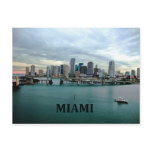 Miami Florida Skyline Postcards