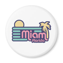 Miami Refrigerator Magnet
