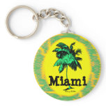 Miami Palm Tree key chain keychains