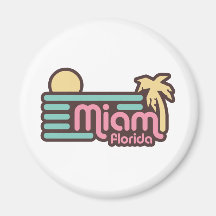 Miami Refrigerator Magnet