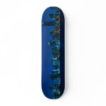 Miami skyline at night panorama - Skateboard