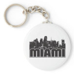 Miami Skyline keychains