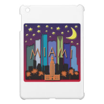 Miami Skyline Mega Color iPad Mini Cases