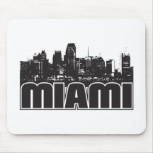 Miami Skyline Mousepads