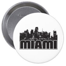Miami Skyline Pin