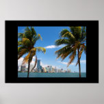 Miami skyline print