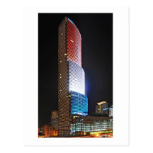 Miami Tower in Red, White and Blue Post Cards