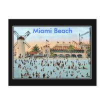Miami Vintage Postcard
