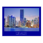 Miami's Brickell Avenue skyline Postcard