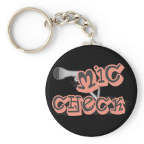 Mic Check Key Chain