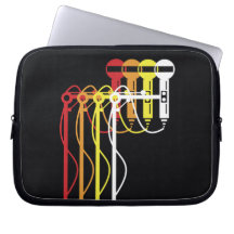 Mic gradient laptop sleeve