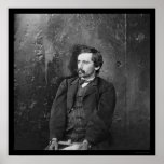Michael O'Laughlin, Lincoln Conspirator 1865 Poster