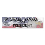 MICHAEL SAVAGE FOR PRESIDENT BUMPER STICKER