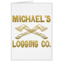 Michael's Logging Company Greeting Cards