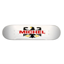 Michel Surname Skate Board