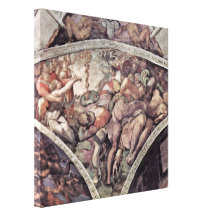 Michelangelo Buonarroti - Bronzo and the snake Canvas Print