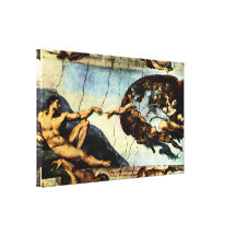 Michelangelo Buonarroti - Creation of Adam Canvas Prints