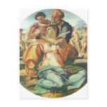 Michelangelo Buonarroti Hl. Familie, Tondo 1504-15 postcards