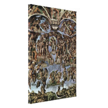 Michelangelo Buonarroti - The Last Judgement Canvas Print