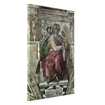 Michelangelo Buonarroti - The Prophet Jessaja Canvas Prints