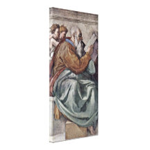 Michelangelo Buonarroti - The Prophet Zechariah Canvas Print