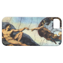 Michelangelo Creation Of Adam iPhone 5 Covers