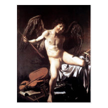 Michelangelo da Caravaggio Amor als Sieger um 1600 Postcards