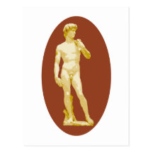 Michelangelo's David Postcard
