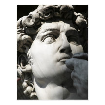 Michelangelo's David Postcard