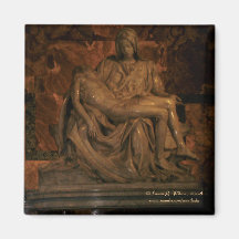 Michelangelo's Pieta Refrigerator Magnet