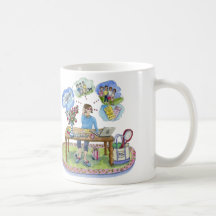 michele art,  pinkcake, Celebrating MSG Central! Coffee Mug