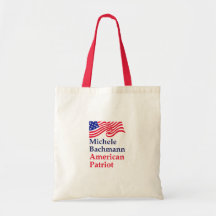 Michele Bachmann American Patriot Tote Bags