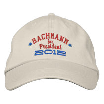 Michele Bachmann for President 2012 Embroidered Baseball Caps
