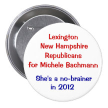 Michele Bachmann Lexington New Hampshire Pins