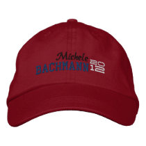 Michele Bachmann Twenty Twelve 2012 Embroidered Hats