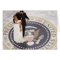 Michelle and Barack Obama Card