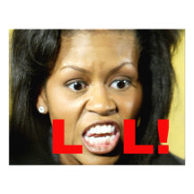 Michelle Obama LOL Custom Invitation