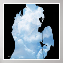 Michigan Climbers Poster