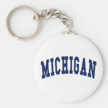 Michigan College Key Chains