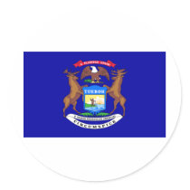 Michigan Flag Sticker